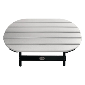 Buck USA Blue Ridge Folding Table - Light Gray and Black