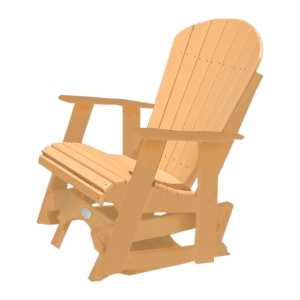 Buck USA Fan Back Single Glider - Cedar