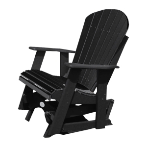 Buck USA Fan Back Single Glider - Black
