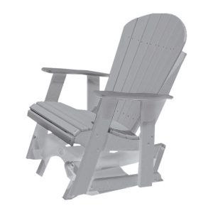 Buck USA Fan Back Single Glider - Light Gray