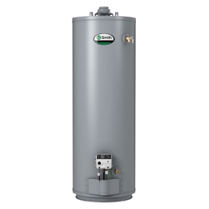 40k BTU AO Smith Natural Gas LoNox Water Heater with 40 Gal Storage Tank