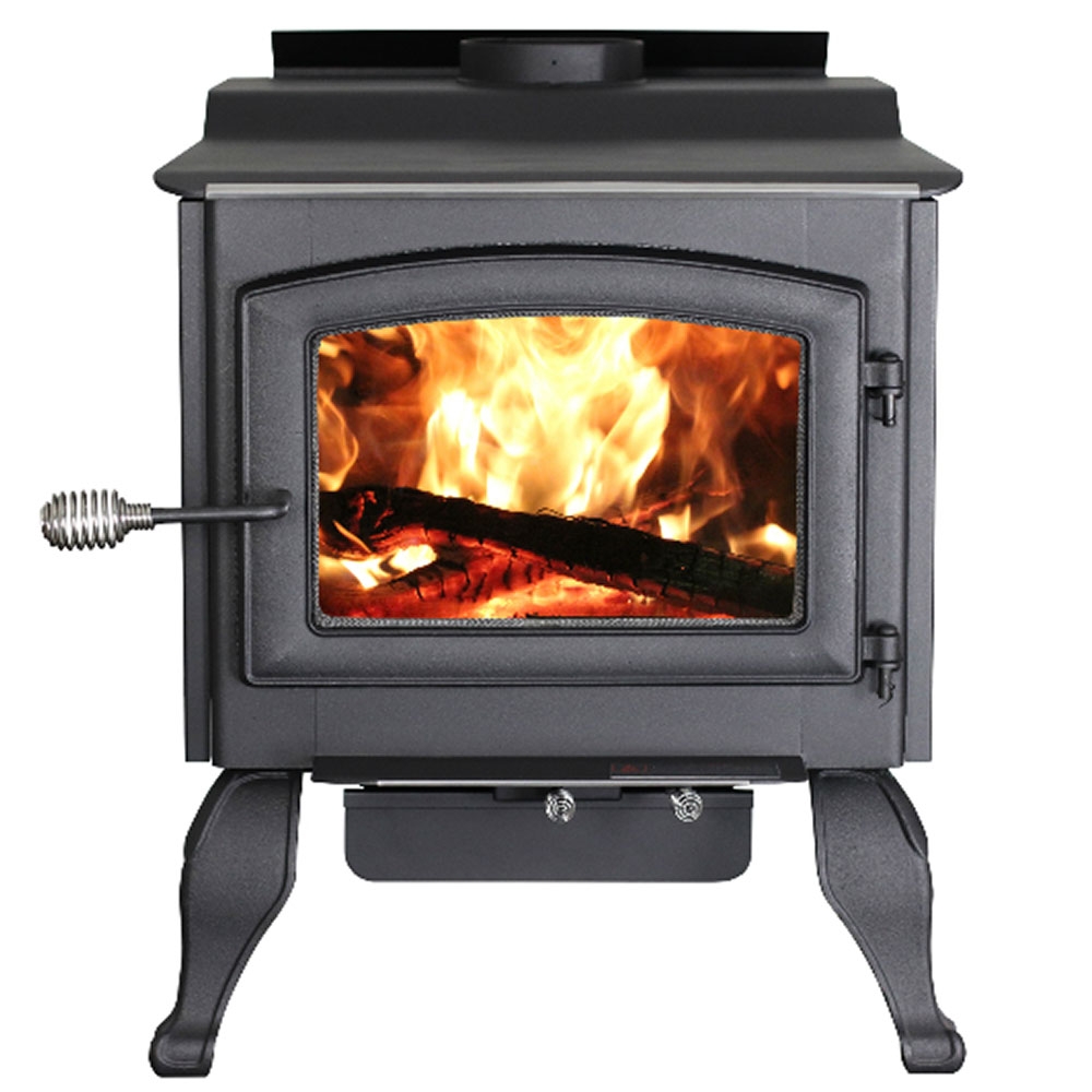 3000 Sq Ft Vogelzang TR011 Ponderosa Steel Wood Stove with Legs