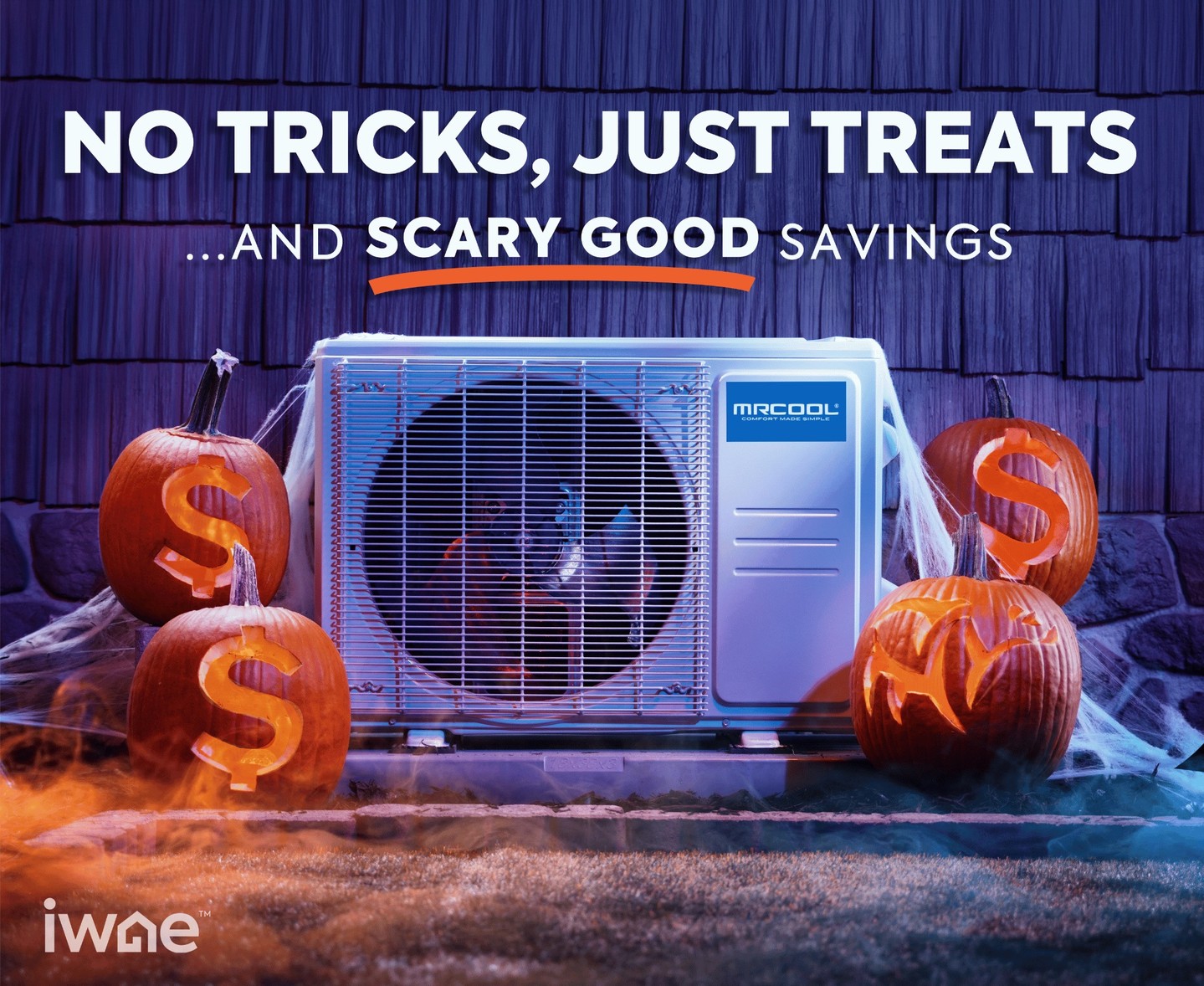 🎃 Your home should give out candy—not chills.

Treat yourself to scary good savings on MRCOOL heating and cooling at IWAE. Because the only goosebumps this season should come from scary movies. 👻

Shop now 👉 iwae.com

#IWAE #MRCOOL #ScaryGoodSavings #HomeComfort