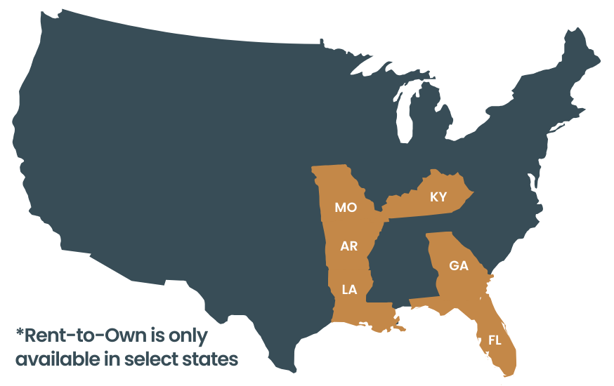 IWAE rent-to-own is only available in select states