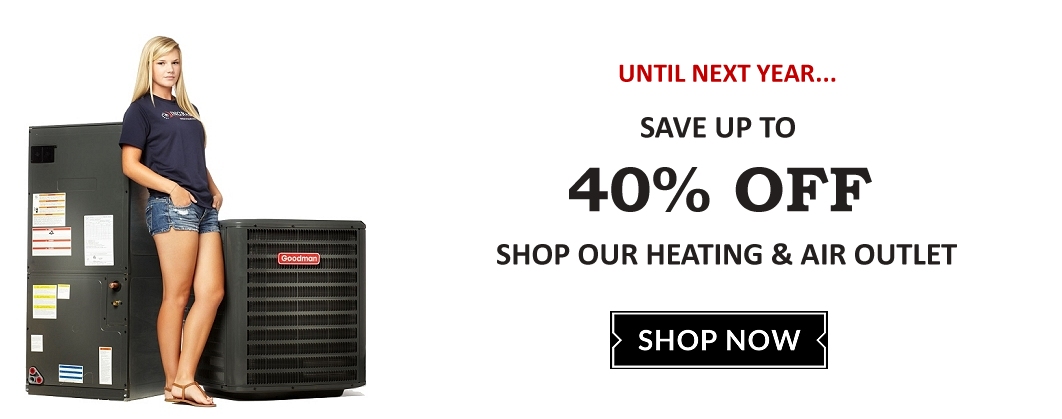 Save 40% on Goodman & MrCool