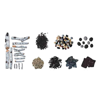 15 Piece Birch Media Kit for Electric Fireplaces