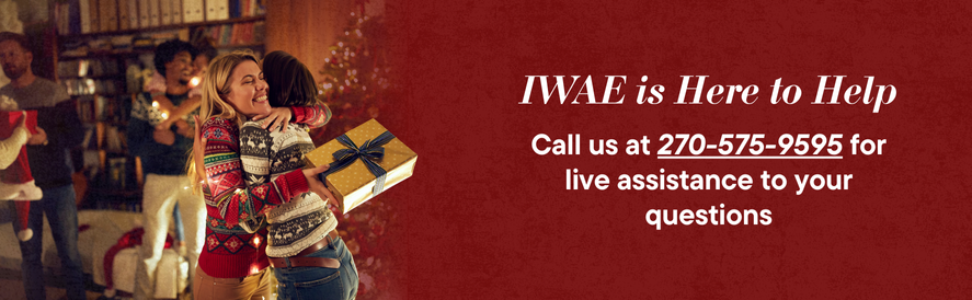 IWAE is here to help Call us at 270-575-9595 for live assisstance