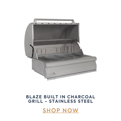 Shop Blaze Built In Charcoal Grill - Stainless Steel at IWAE Shop Blaze Built In Charcoal Grill - Stainless Steel at IWAE Now