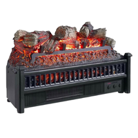 4600 BTU Comfort Glow Electric Log Fireplace Insert with Blower & Firebox Projection