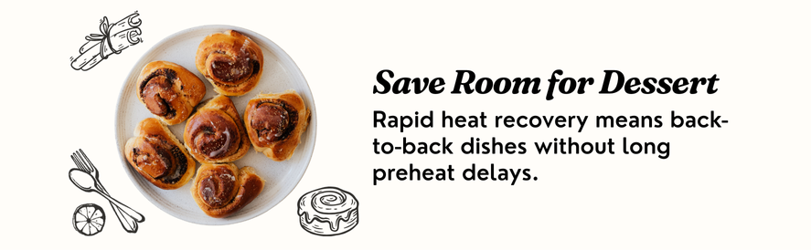 Save room for dessert made in your pizza oven Save room for dessert made in your pizza oven