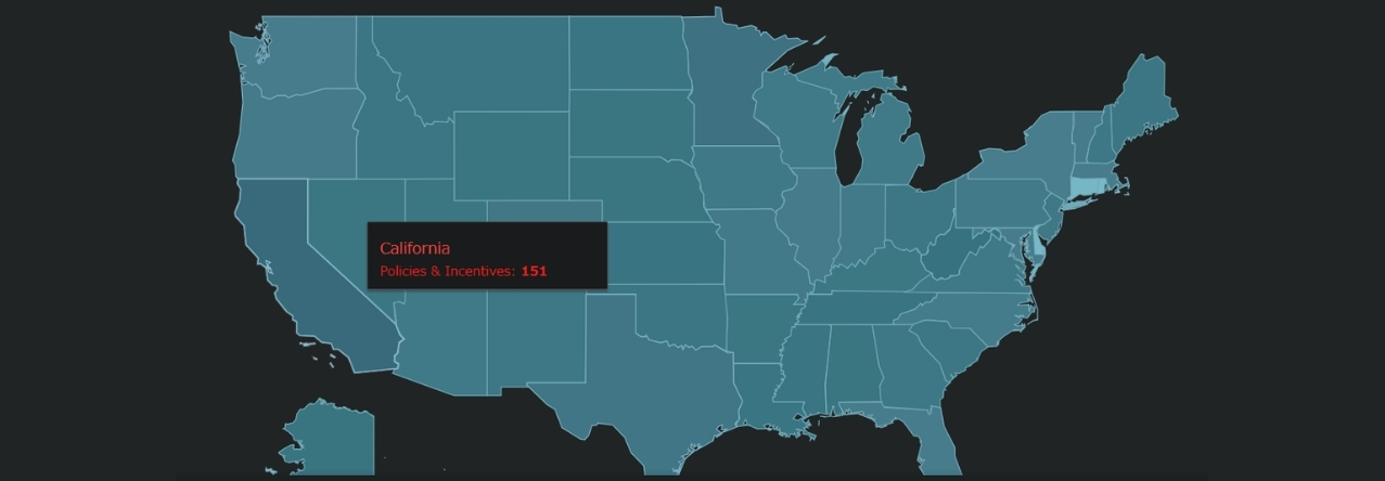 ex: DSIRE results for California ex: DSIRE results for California