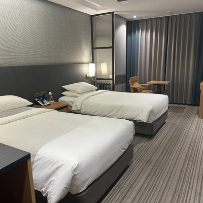 hotel mini split a chic hotel rooms with two beds