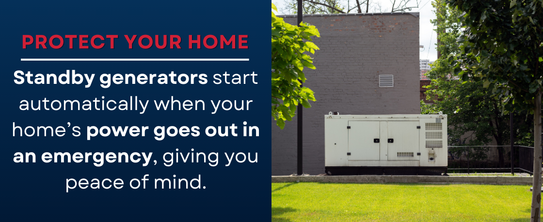 protect your home with a standby generator