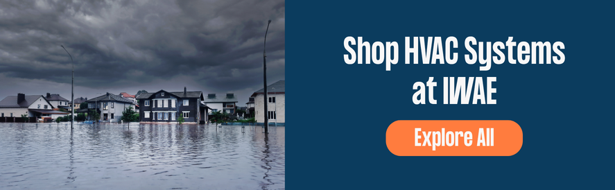 Shop HVAC systems at IWAE image: a flooded neighborhood