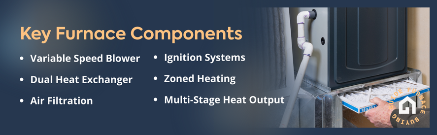Key furnace components Key furnace components