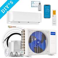 MrCool DIY Ductless Heat Pump Split System - 5th Generation