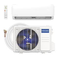 9k BTU 20.2 SEER2 MrCool Easy Pro DIY Ductless Mini Split System - with 11.5 ft Line Set & 1 Year Labor Warranty