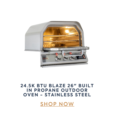Shop 24.5K BTU Blaze 26" Built In Propane Outdoor Oven - Stainless Steel at IWAE Shop 24.5K BTU Blaze 26" Built In Propane Outdoor Oven - Stainless Steel at IWAE Now