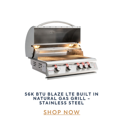 Shop 56K Blaze LTE Built In Natural Gas Grill - Stainless Steel at IWAE Shop 56K Blaze LTE Built In Natural Gas Grill - Stainless Steel at IWAE Now