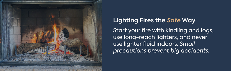 Safely lighting fires