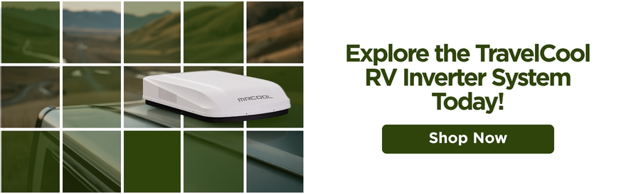 Explore the MrCool TravelCool RV Inverter System today at IWAE