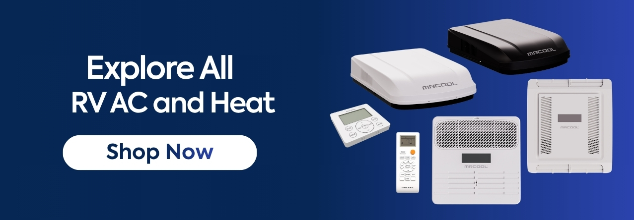 Shop all RV AC and Heat at IWAE now: MrCool TravelCool RV Inverter System Components