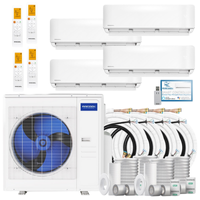 MrCool DIY Multi Zone Mini Split 36k BTU 4 Zone Ductless AC & Heat Pump - 5th Generation - R454B MrCool DIY Multi Zone Mini Split 36k BTU 4 Zone Ductless AC & Heat Pump - 5th Generation - R454B