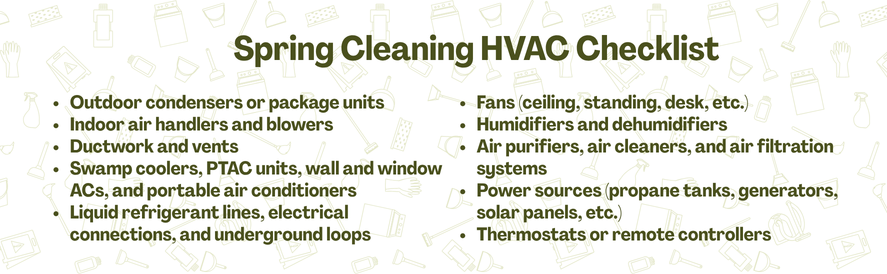 Spring Cleaning HVAC Checklist