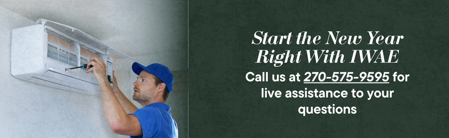 Call IWAE with any New Year Maintenance Questions