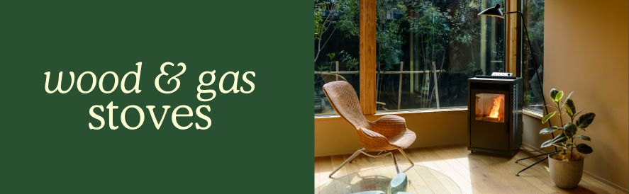 wood and gas stoves