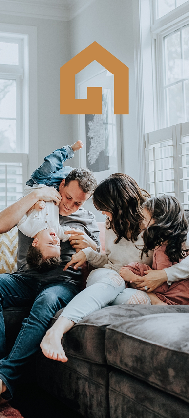 Family enjoying comfort at home